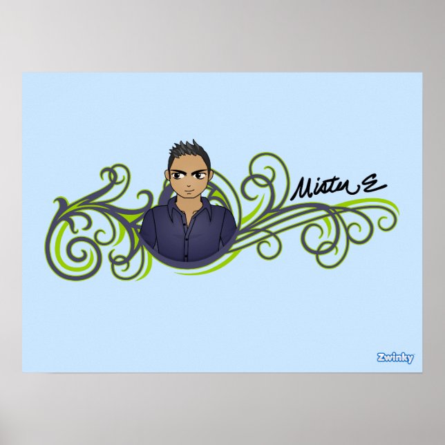 "Senhor E" Poster (Frente)