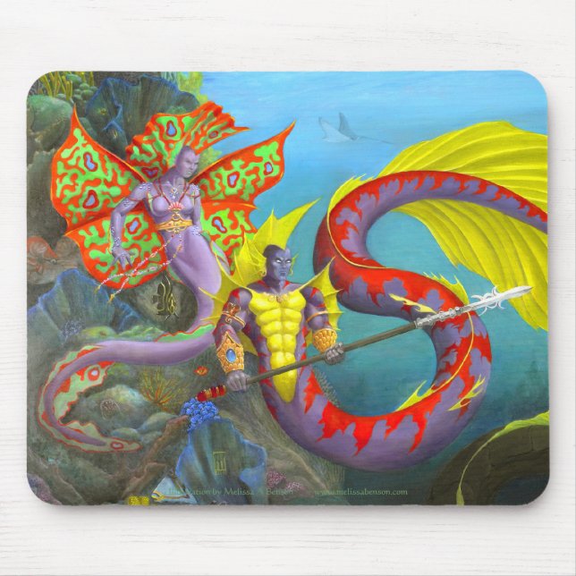 Senhor e senhora Atlantis Mousepad (Frente)