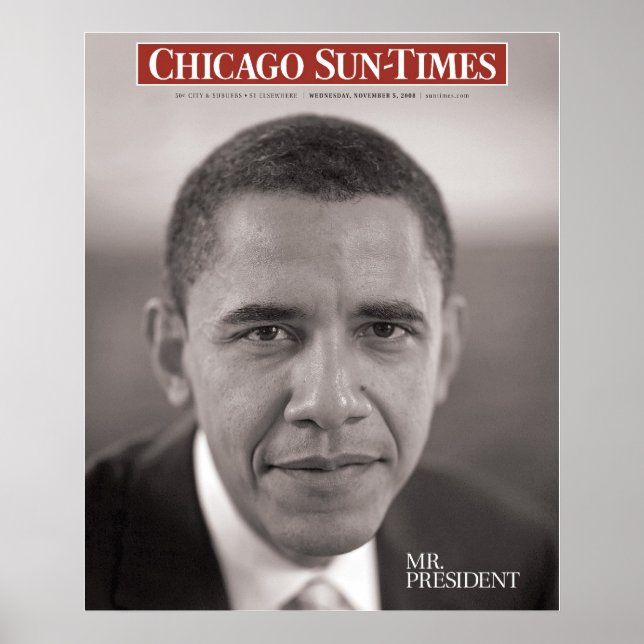Senhor Presidente Obama Poster (Frente)