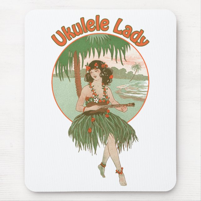Senhora #1 Mousepad do Ukulele (Frente)