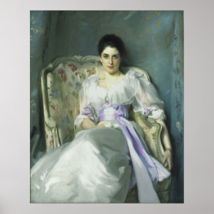 Senhora Agnew Poster de John Singer Sargent