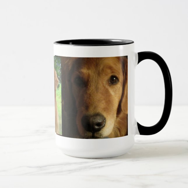 Senhora bonita Caneca do golden retriever (Direita)