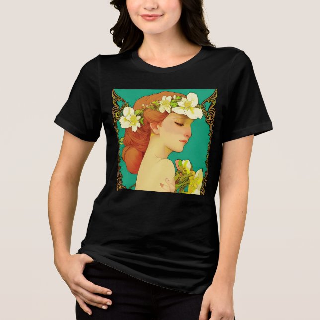 Senhora Celta com Flores no Cabelo (Frente)
