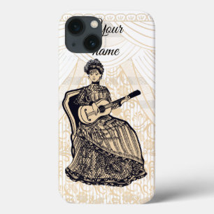 senhora com guitarra