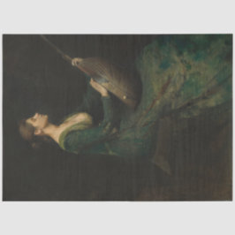 Senhora com um Papel de Dissociação Musical Lute