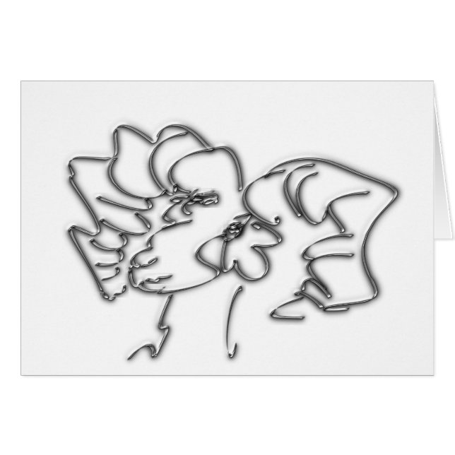 Senhora Comissária Silver Aries Aries - Cartão de  (Frente Horizontal)