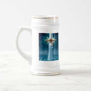 Senhora da caneca do lago