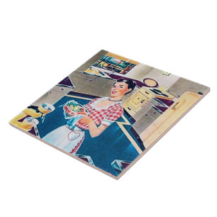 senhora da cozinha tradicional