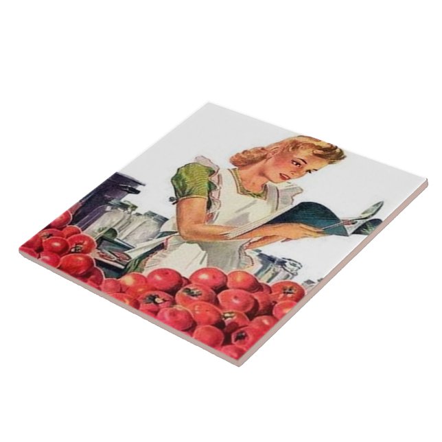 senhora da cozinha tradicional (Lateral)