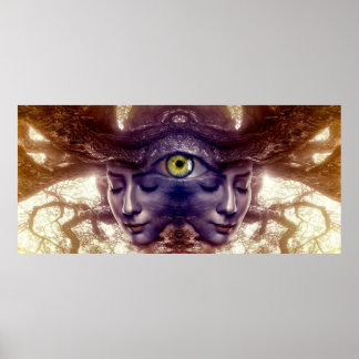 Senhora das árvores fantasia Poster