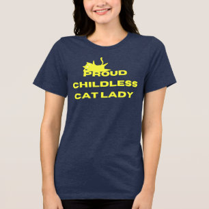 Senhora de Gato Sem Crianças Orgulhosa