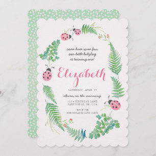 Senhora Desinsetar Aniversário Convite