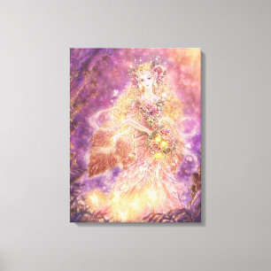 Senhora do impressão das canvas de arte da