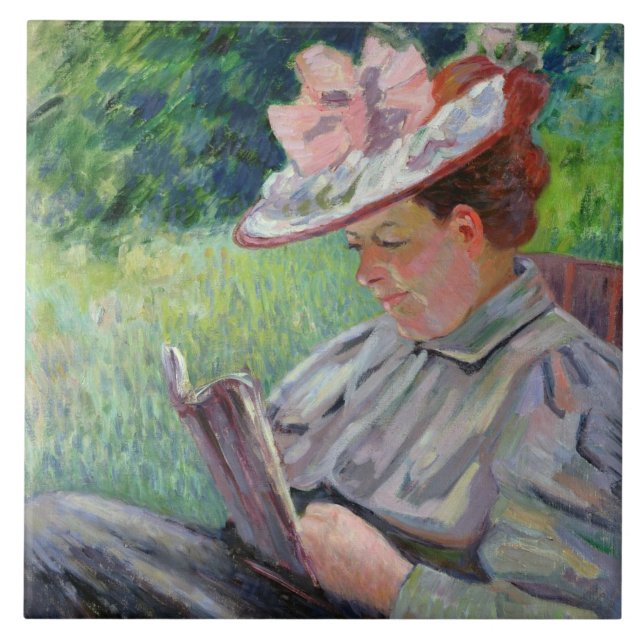 Senhora Guillaumin, c.1895 (óleo em canvas) (Frente)