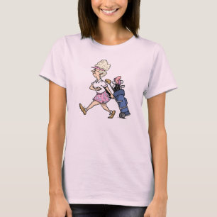 Senhora Jogador de golfe Camiseta e presentes
