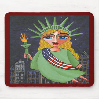 Senhora Liberdade do vôo - mousepad #2