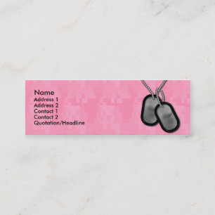 Senhora magro Camo do cartão