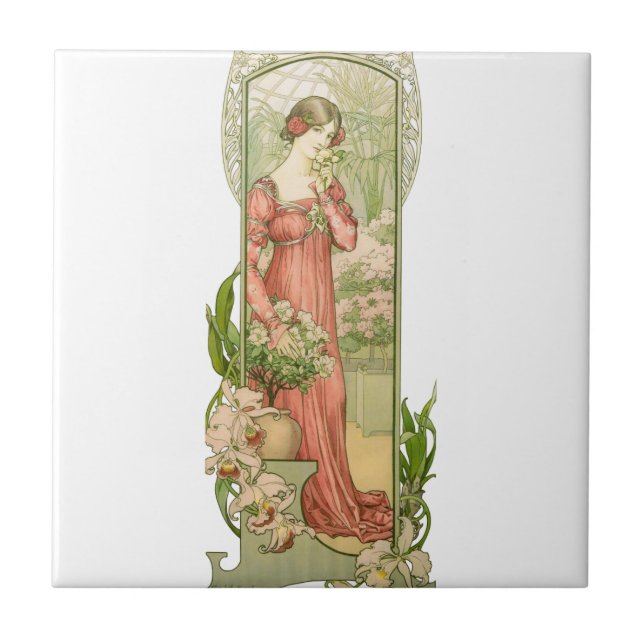 Senhora na estufa (Frente)