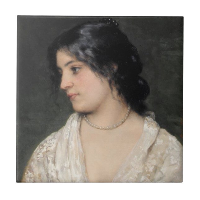 Senhora Nobre com Colar de Pérolas (Frente)