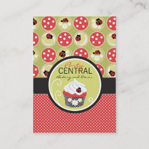 Senhora pequena cartão de visita