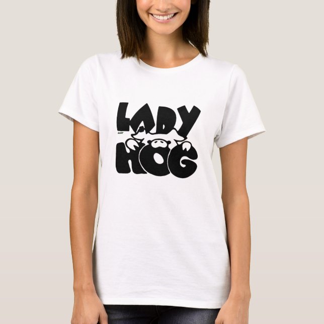 SENHORA PORCO T CAMISA (Frente)