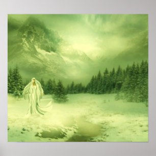 Senhora Poster da neve