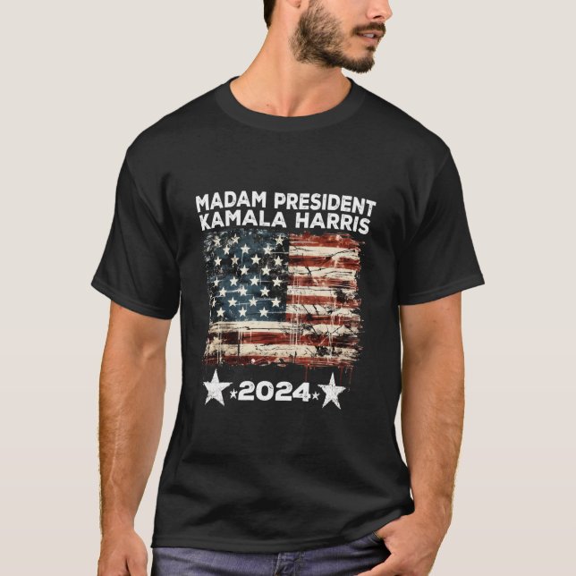 Senhora Presidente Kamala Harris para a Camisa T 2 (Frente)