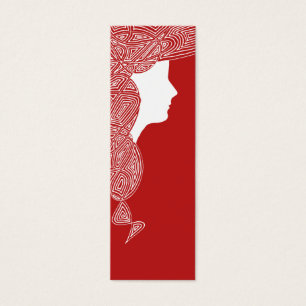 Senhora Vermelho Mini Marcador