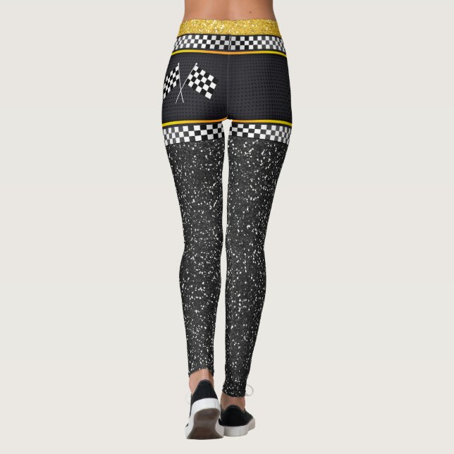 Senhoras Comecem Seus Motores Com Leggings De Pop (Verso)
