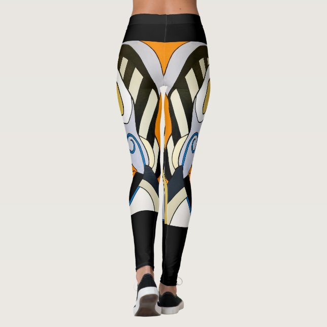 Senhoras Confiantes Leggings (Verso)