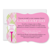 Senhoras Dia de Golf convite para eventos do grupo