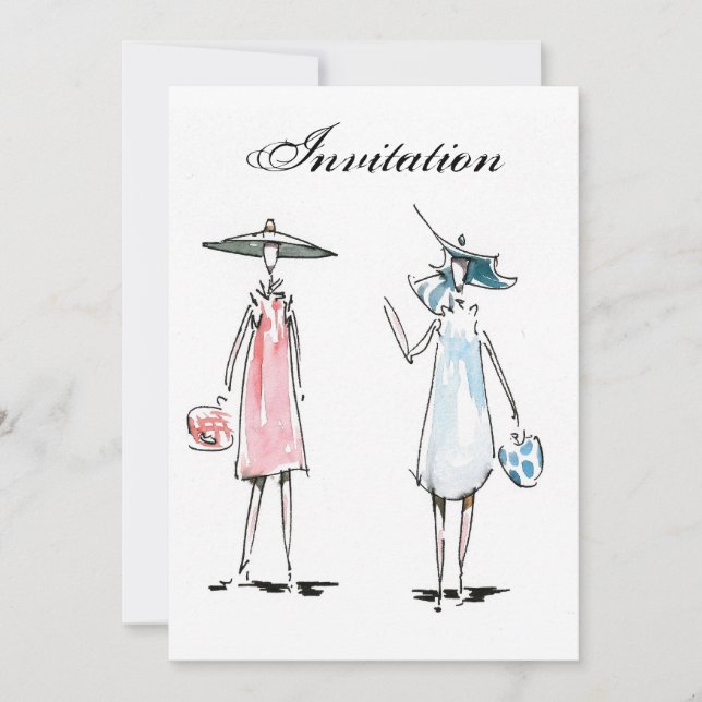 Senhoras do Convite de Almoço (Frente)