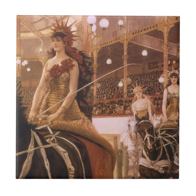 Senhoras dos Carros (Circo) por James Tissot (Frente)