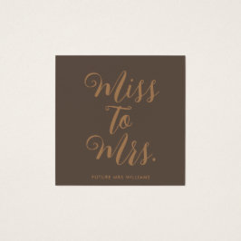 Senhorita à Sra. Chá de panela Modern Bachelorette