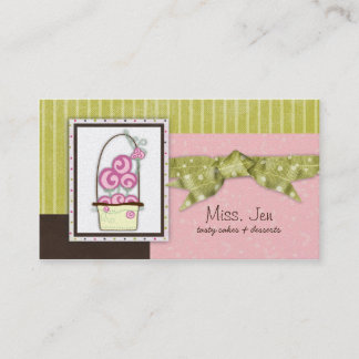 Senhorita. Cartões de visitas Jen Candy