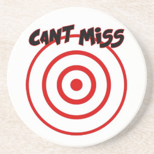 Senhorita do Cant da porta copos do Bullseye!