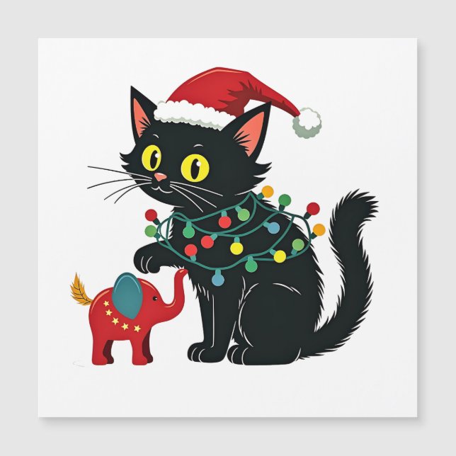 Senhorita Gata sem Filhos Natal Kamala Trump  (Frente)