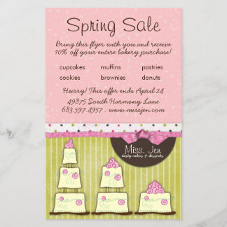 Senhorita. Jen Cake Small Sale Flyer