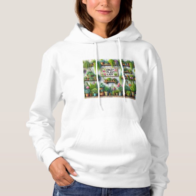 Senhorita Planta Louca Camisa engraçada (Frente)