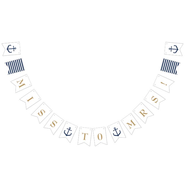 Senhorita temático náutica à Sra. - bandeira (Todos)