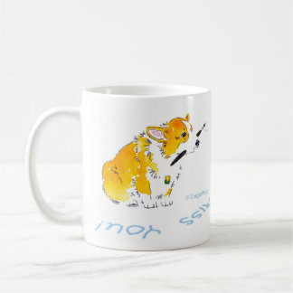 Senhorita Você Corgis Caneca