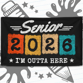 Senior 2026 Retro Graduation Quote Multicolor
