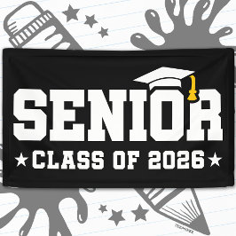 Senior Class of 2026 Bold Graduation Typography