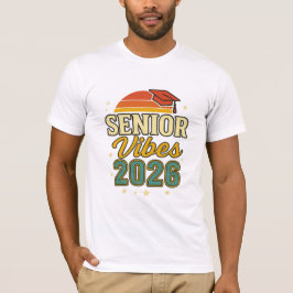 Senior Vibes 2026 – Design de Camiseta de Formatur