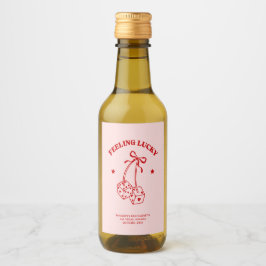 Sensação De Bachelorette Sortuda Mini Vinho