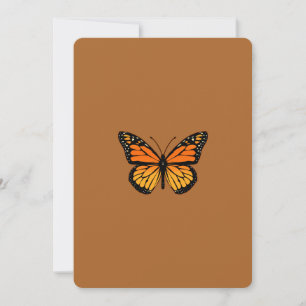 Sensação de borboleta monarca