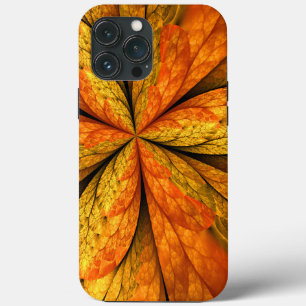 Sensação de outono, Flor Fractal Abstrato modern