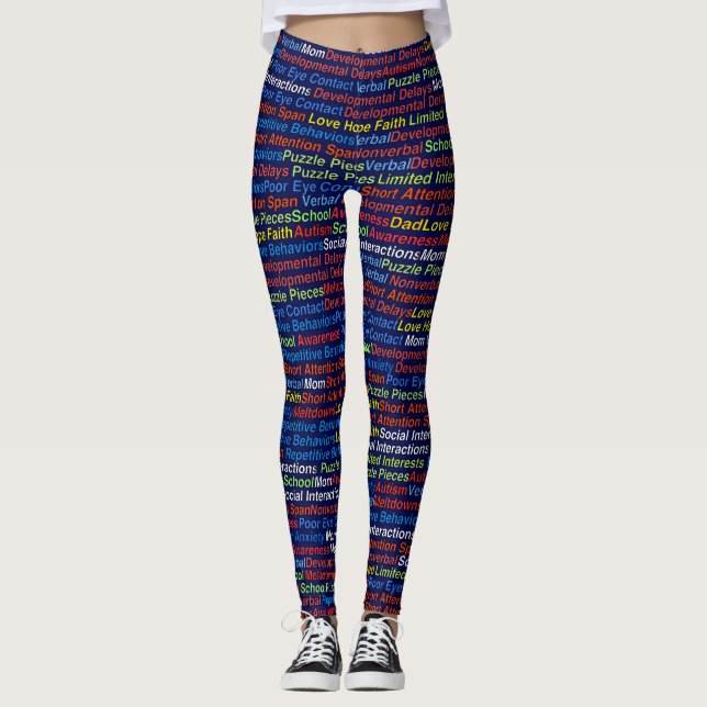 Sensibilização Autismo - Leggings (Frente)