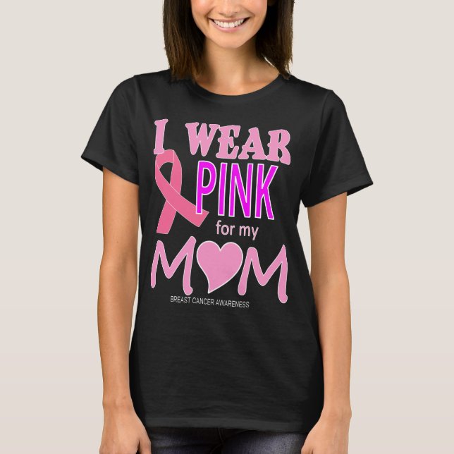 Sensibilização do Cancer para a camisa MOm T (Frente)