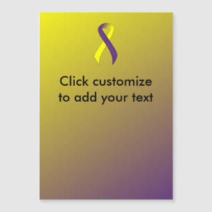 Sensibilização do suporte a fita púrpura e amarela